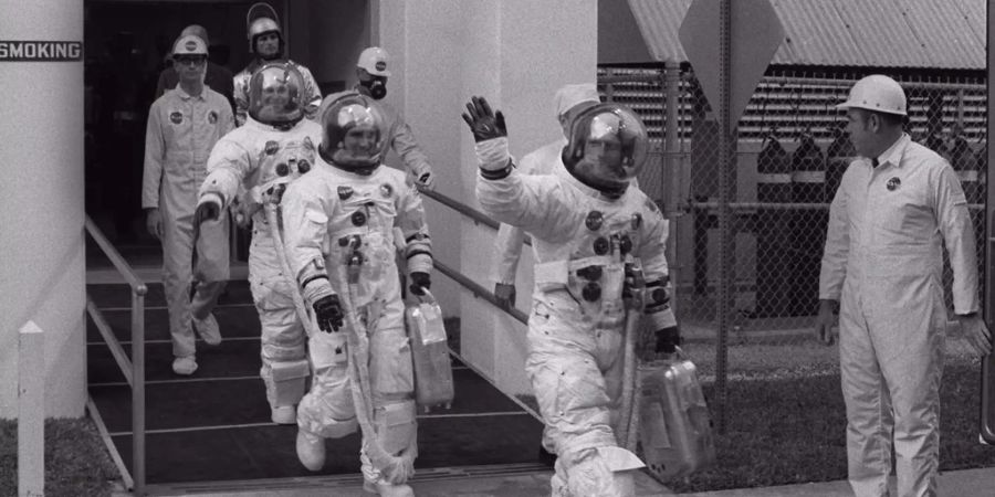 Richard Gordon und sein Team waren 1969 auf dem Weg zum Startplatz der Apollo.