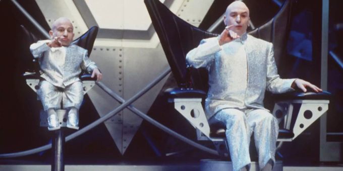 Verne Troyer (l.) in seiner bekanntesten Rolle als Mini-Me in «Austin Powers». Verne Troyer (l.) in seiner bekanntesten Rolle als Mini-Me in «Austin Powers».