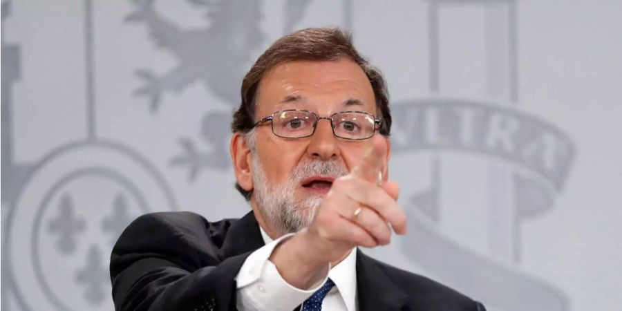 Spaniens Ministerpräsident Mariano Rajoy ist umstritten – ein Misstrauensvotum ist geplant.