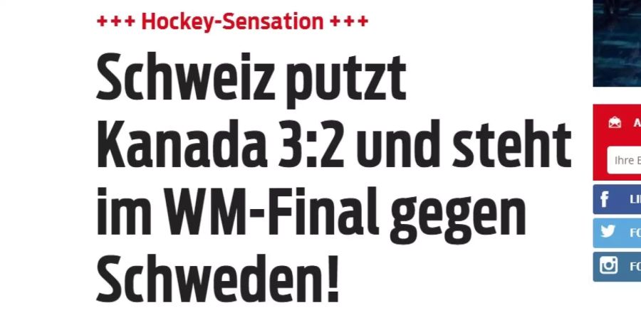 Der «Blick» sieht eine saubere Leistung der Eisgenossen