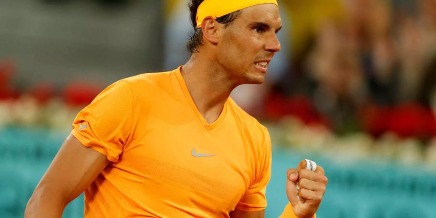 Rafael Nadal hat einen Lauf: Seit 50 Sätzen ist er auf Sand ungeschlagen. Das hat vor ihm noch keiner geschafft.