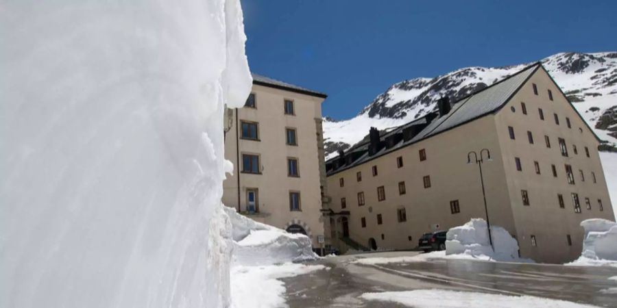 Beim Hospiz wurde der Mann verschüttet.