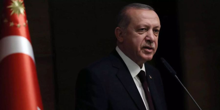 Erdogan hat in Sarajevo für Stimmen geworben.