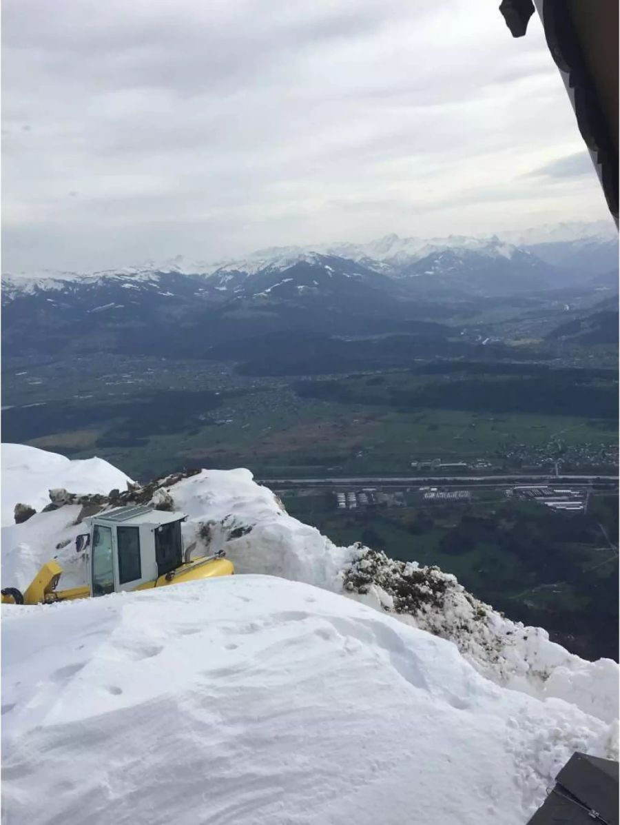 ...und das Rheintal, bis nach Vorarlberg.