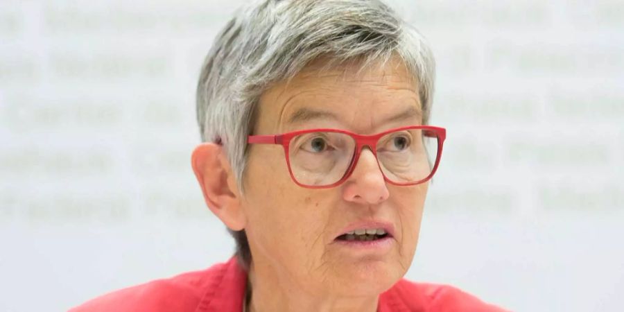 Dorothea Forster, Präsidentin der Evangelischen Frauen Schweiz, demonstrierte am Weltfrauentag für Lohngleichheit.