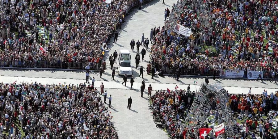 Die letzte Papst-Messe in der Schweiz fand vor 14 Jahren in Bern statt.