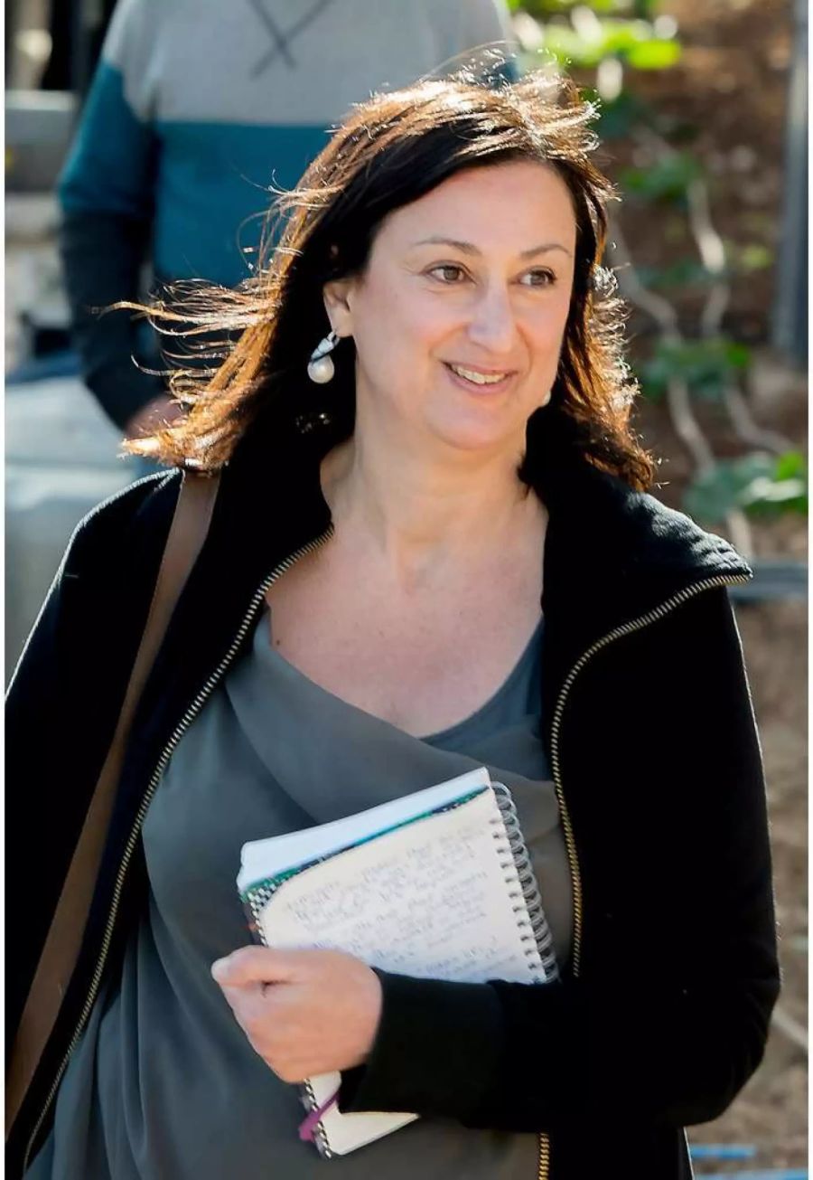 Die 53-jährige Journalistin Daphne Caruana Galizia ist am 16. Oktober mit einer Autobombe getötet worden.