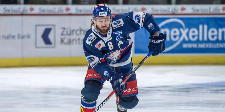 Kevin Klein musste am Samstag das Spiel seiner ZSC Lions von der Tribüne aus verfolgen.