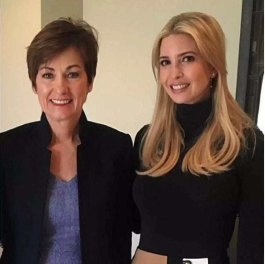 Ivanka Trump mit der Beauty-Salon-Besitzerin China Wong.