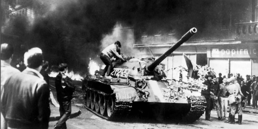 Russland wollte 1968 keinen «Sozialismus mit menschlichem Antlitz» und liess die Panzer des Warschauer Paktes gegen das tschechische Volk auffahren.