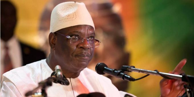 Malis Präsident Ibrahim Boubacar Keïta strebt eine zweite Amtszeit an. ibrahim boubacar keita