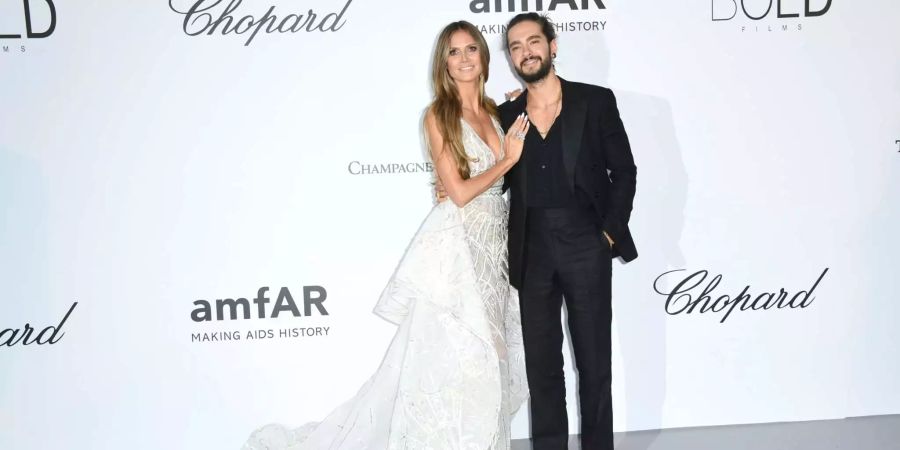 Heidi Klum und Tom Kaulitz an der amfAR-Benefiz-Veranstaltung in Cannes.