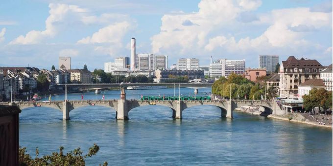 Die Schweizer Stadt Basel. Die Schweizer Stadt Basel.