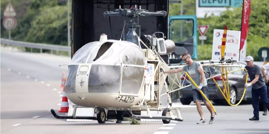 Redoine Faïd war am 1. Juli mit einem Helikopter aus einem französischen Gefängnis geflohen.