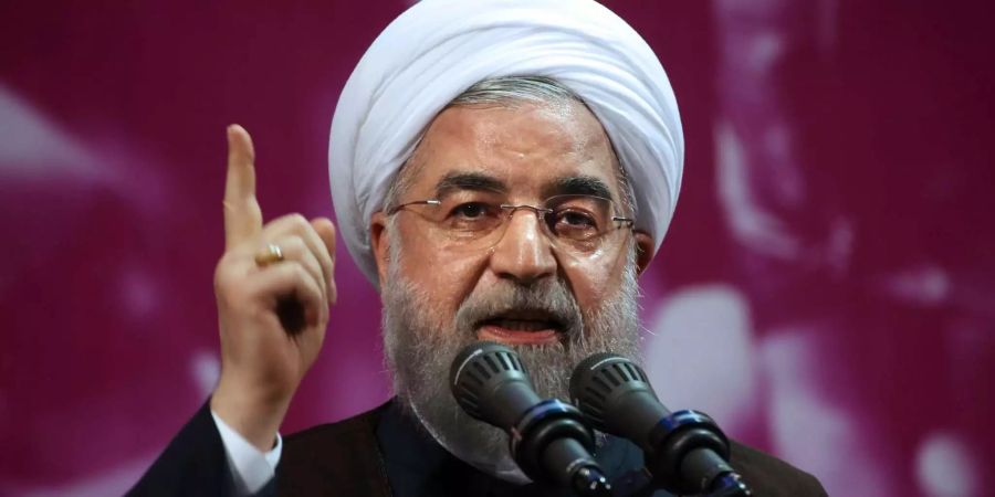 «Es wird viel geredet und man braucht jetzt auch nicht unbedingt jede Aussage zu kommentieren, besonders wenn die absurd sind», meint Hassan Ruhani.