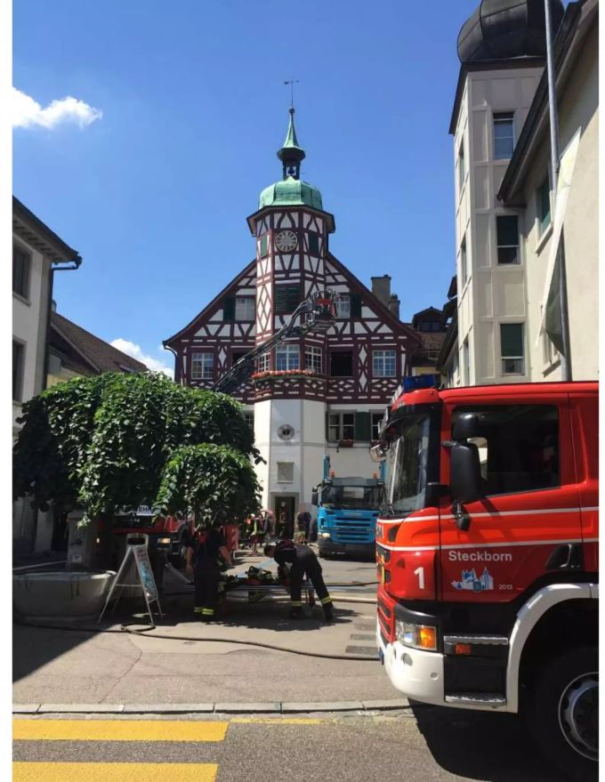 Die Brandursache ist noch unklar. (Kantonspolizei Thurgau) Die Brandursache ist noch unklar. (Kantonspolizei Thurgau)