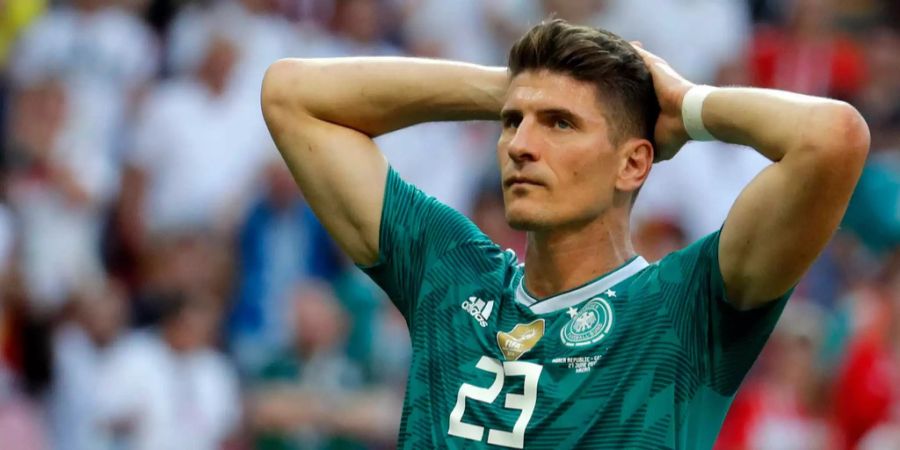 Mario Gomez war an der WM 2018 in Russland für Deutschland dabei.