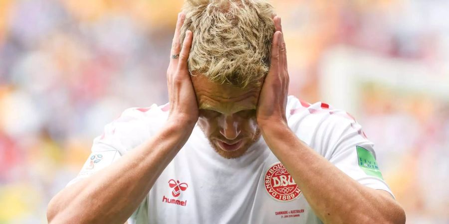 Nicolai Jörgensen nach der vergebenen Chance.