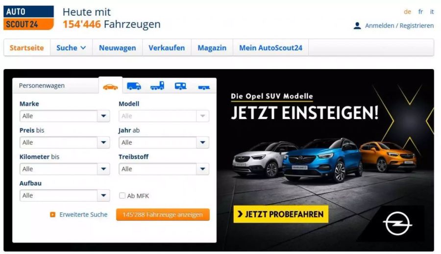 Inserate durchlaufen bei Autoscout einen mehrstufigen Prozess.