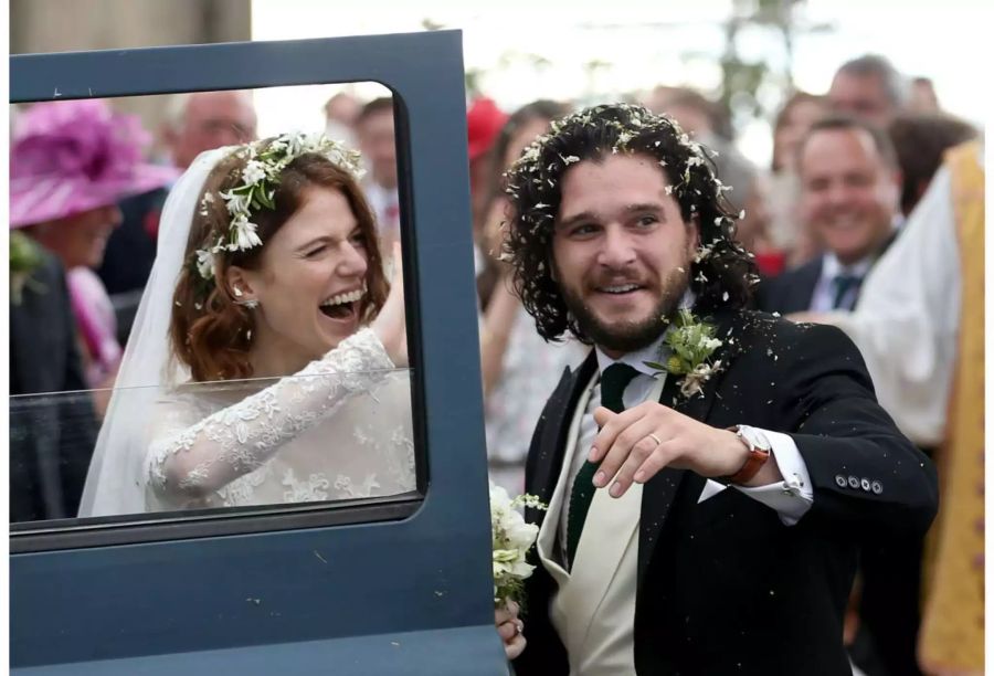 Glücklich verheiratet: Kit Harington und Rose Leslie.