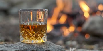 bourbon in glas