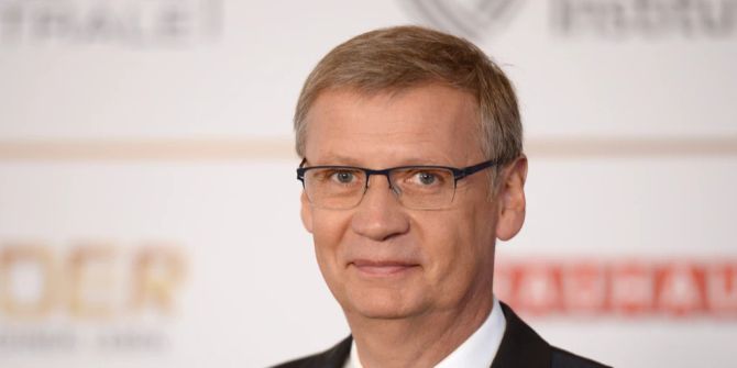 Moderator Günther Jauch