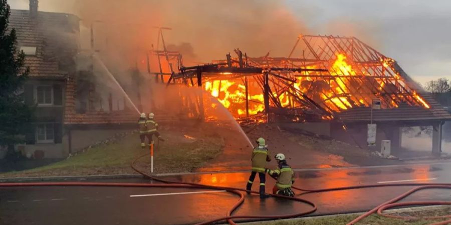 Brand in Guensberg.