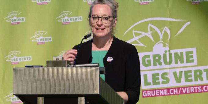 Die Berner Nationalrätin Aline Trede überlegt sich eine Kandidatur für das Parteipräsidium der Grünen. (Archivbild) aline trede grüne chefin