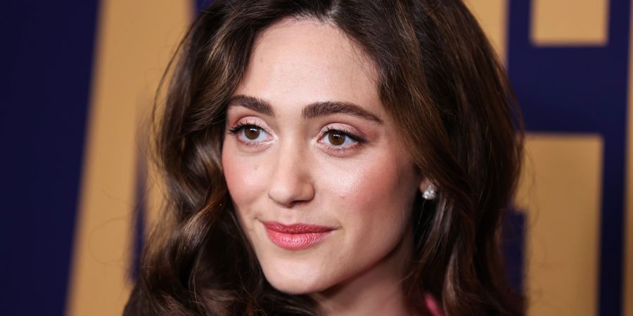 Schauspielerin Emmy Rossum Nahaufnahme.