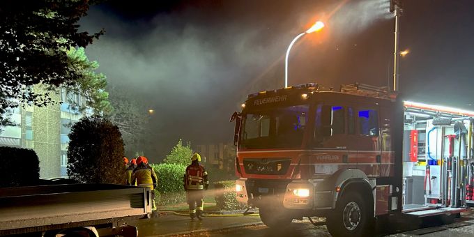 Weinfelden TG - Drei Personen nach Brand in Nagelstudio verletzt