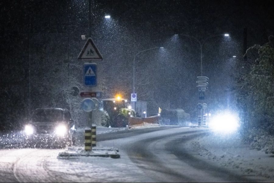 In der Schweiz gab es am Donnerstag weisses Erwachen.