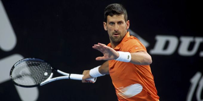 Novak Djokovic steht in Adelaide im Endspiel. novak djokovic