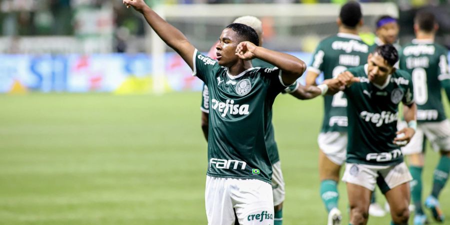 Real Madrid hat sich das Toptalent Endrick von Palmeiras São Paulo gesichert.