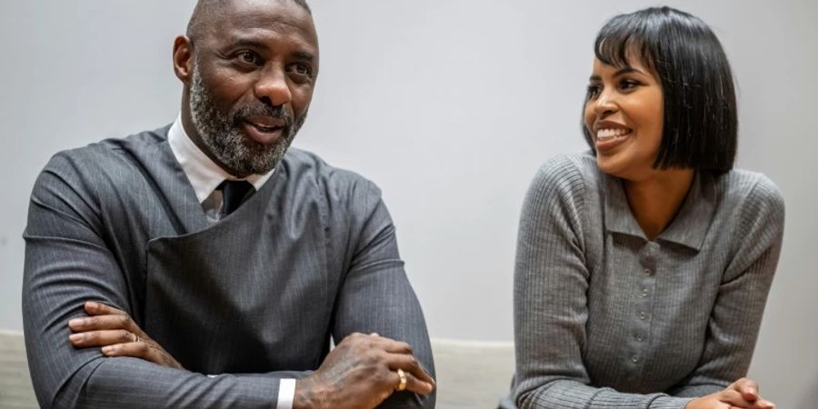 Idris Elba (l.) und seine Frau Sabrina Dhowre Elba