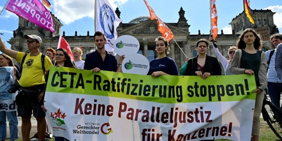 Proteste gegen Ceta