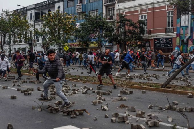 In Peru kommt es wegen der politischen Krise zu heftigen Protesten. Peru