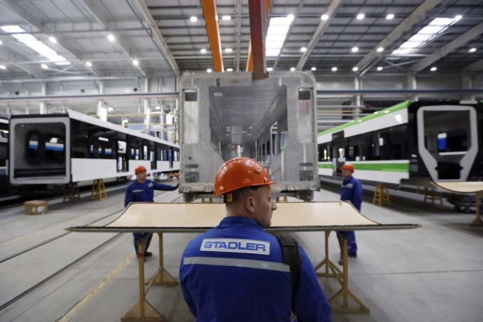 In Belarus steht das Stadler-Werk fast still. (Archivbild) Stadler
