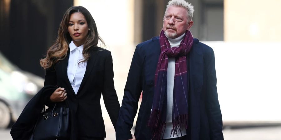 Boris Becker und seine Partnerin Lilian.