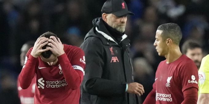 Bei Liverpool ist die Stimmung am Boden. Jürgen Klopp