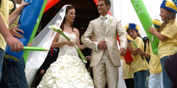 Damals ein Traumpaar: 2007 gaben sich Renzo und Ladina Blumenthal das Jawort. Renzo Blumenthal Ladina