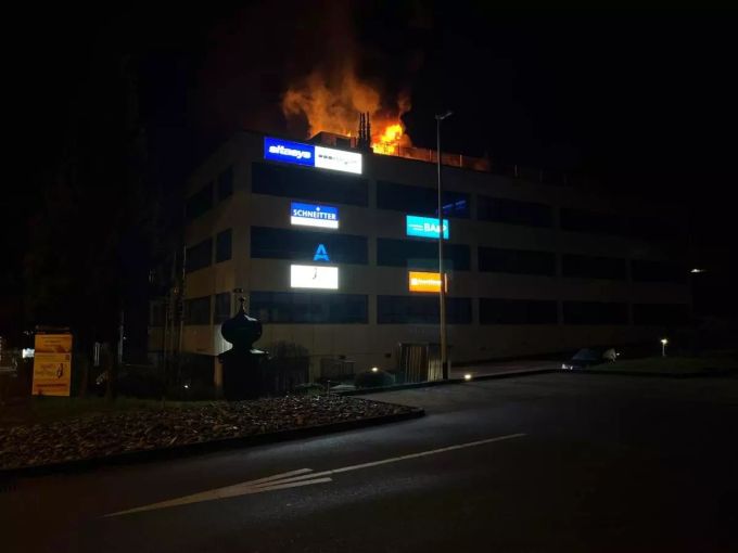 Langendorf: Brand in einer Wohnung. Brand in Langendorf