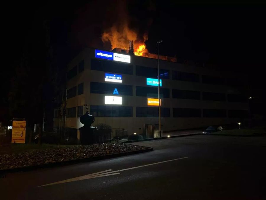 Brand in Langendorf