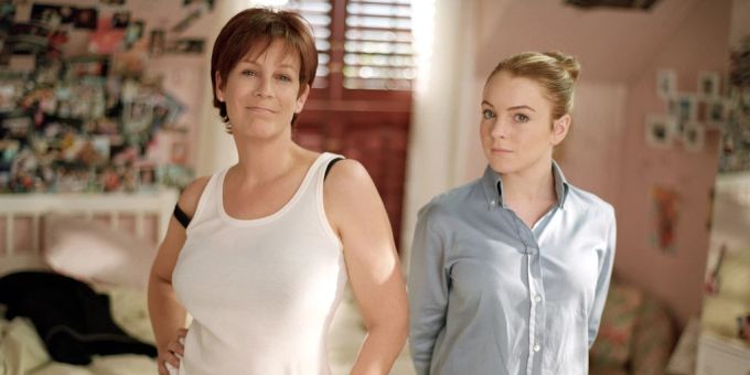 Lindsay Lohan und Jamie Lee Curtis in ihren legendären Rollen in «Freaky Friday». lindsay lohan jamie curtis