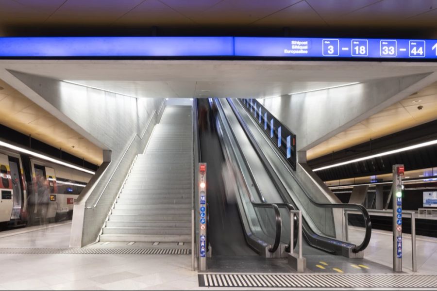 Der SBB-Extrazug fuhr morgens früh ab – da war der Bahnhof Zürich noch geschlossen.