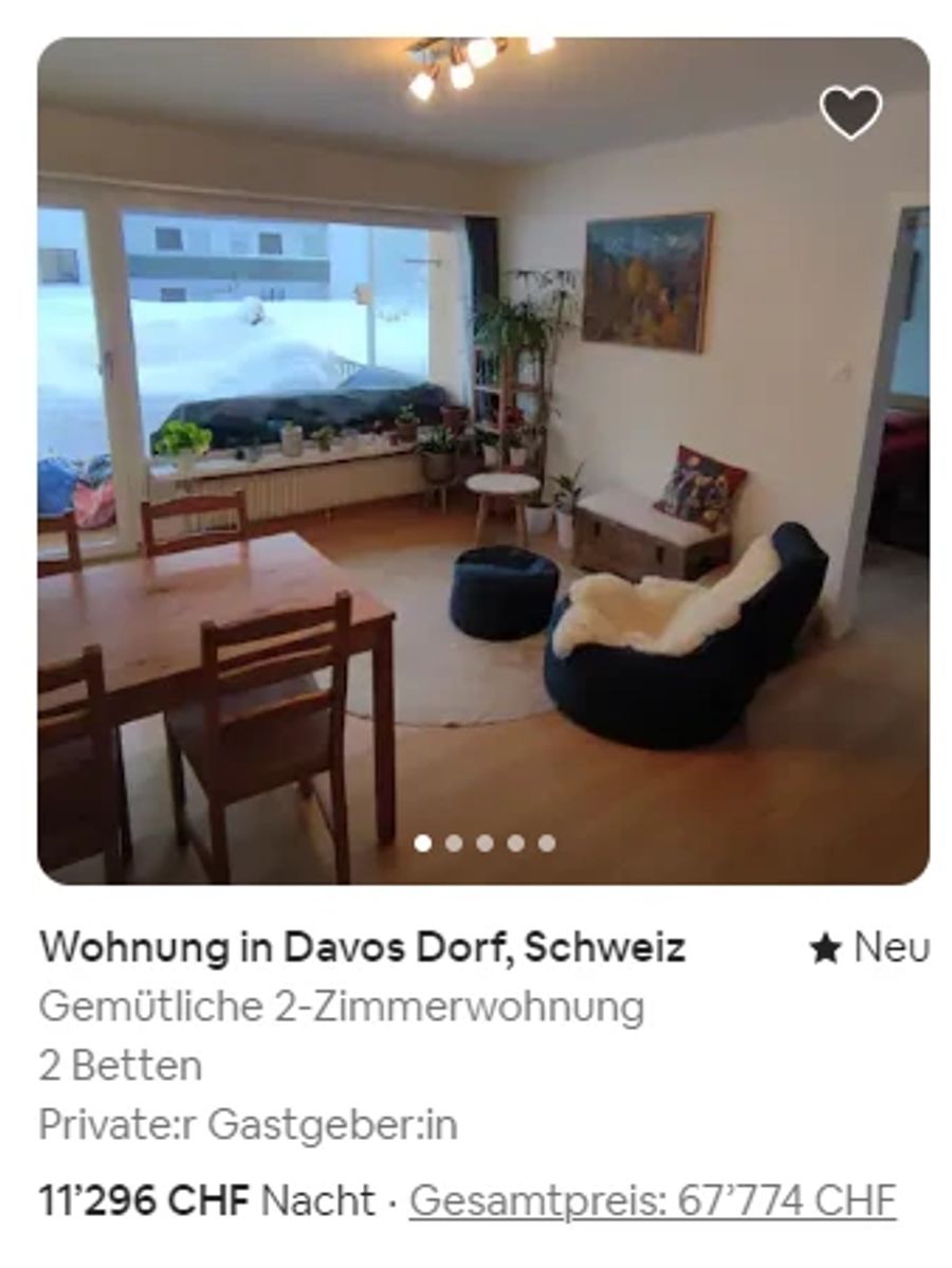 Auf Airbnb findet man Angebote im fünfstelligen Bereich pro Nacht – und es handelt sich nicht mal um besondere Luxusobjekte.