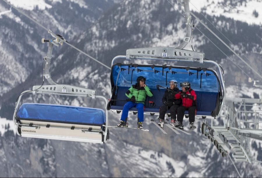 Der vergangene Samstag war ein normaler, gut besuchter Wochenendtag für das Skigebiet Meiringen-Hasliberg. (Archivbild)