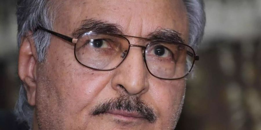 General Chalifa Haftar versucht seit Monaten, mit seinen Truppen Tripolis zu erobern. Foto: Mohammed Elshaiky/EPA/dpa