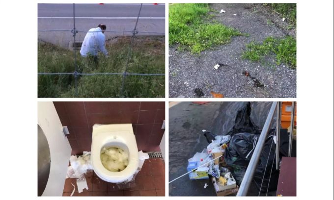 Wie diese Bilder zeigen würden, hatte die Gemeinde Wileroltigen bereits massive Probleme mit Verunreinigungen und «Freilufttoiletten», schreibt das Komitee rund um die Junge SVP. transitplatz