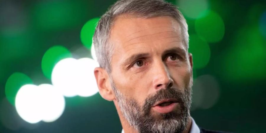 Will mit Borussia Mönchengladbach in Istanbul Stärke zeigen und einen Sieg einfahren: Gladbachs Trainer Marco Rose. Foto: Marius Becker/dpa