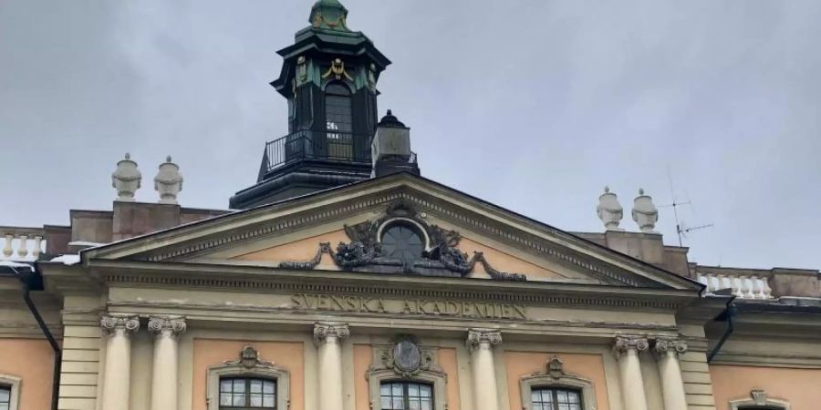 Die Schwedische Akademie in Stockholm. Foto: Steffen Trumpf/dpa